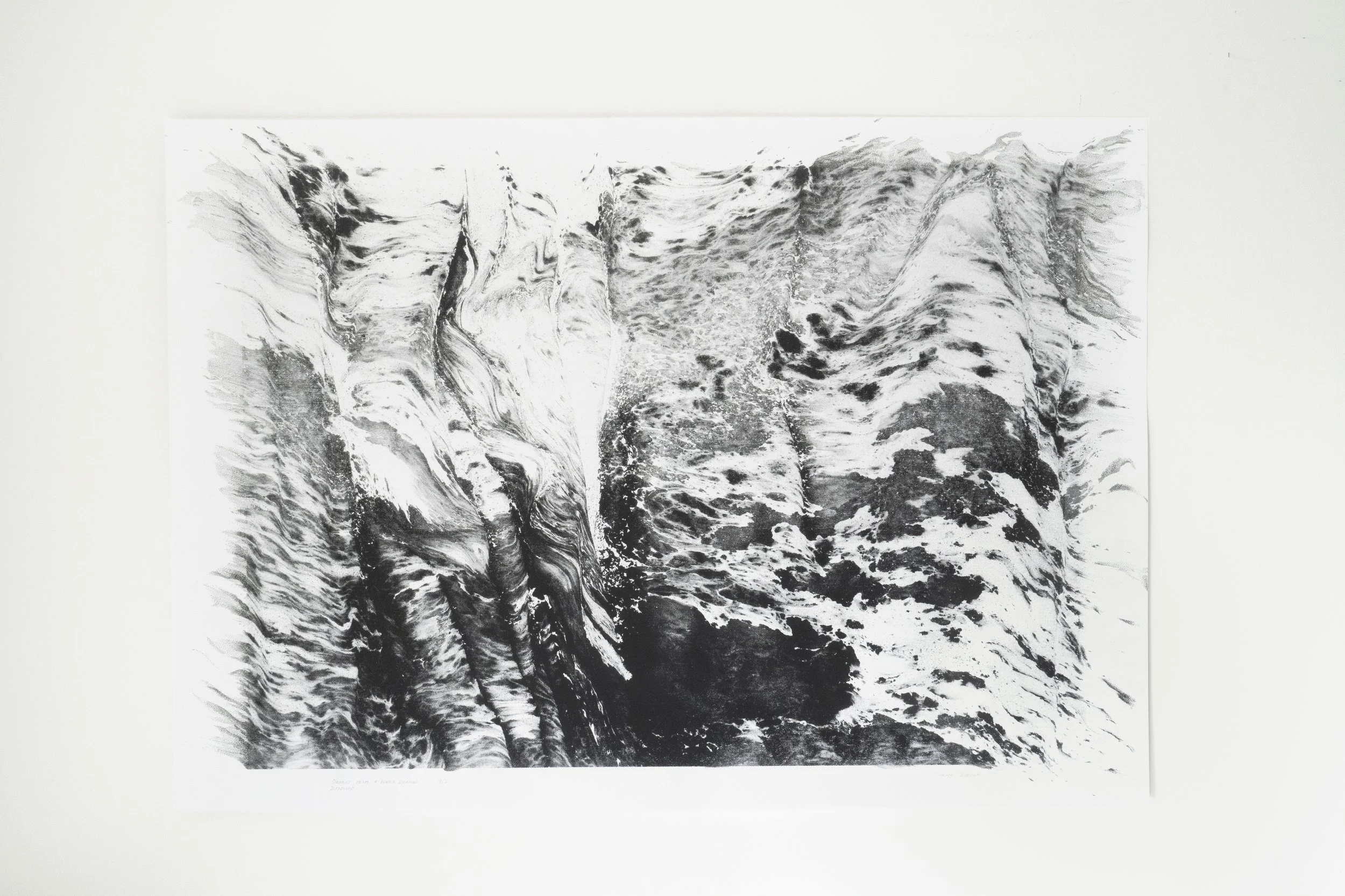 Dorota Borowa — Droplet from a Water Drawing. Dissolved.